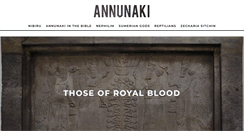 Desktop Screenshot of annunaki.org